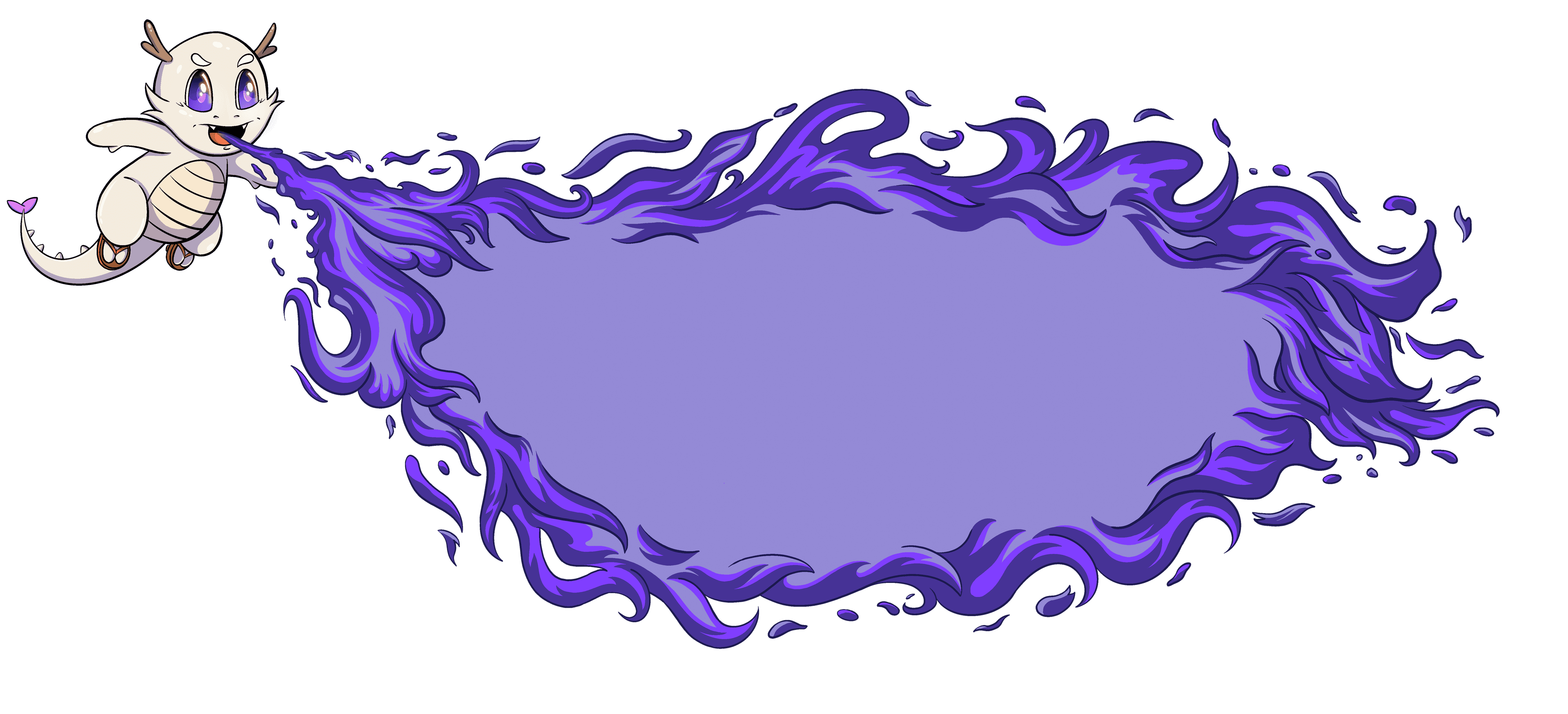 Dragon spitting fire